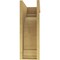 Ekena Millwork 11"W x 22"D x 33"H Classic Warren Rough Cedar Woodgrain TimberThane Corbel, Primed Tan CORUR11X22X33WARRCPR - alternate 5